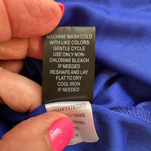 Torrid Blue Ruched Bustier Camisole - Picture 7 of 12